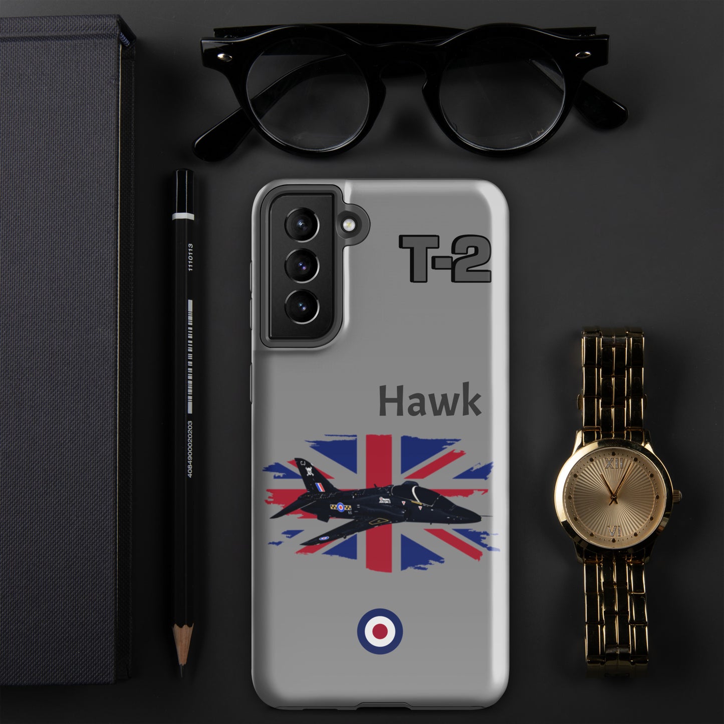 Hawk Patriot Samsung Case (Without Quotes)