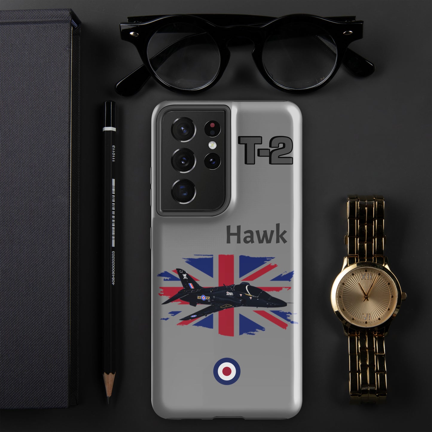 Hawk Patriot Samsung Case (Without Quotes)