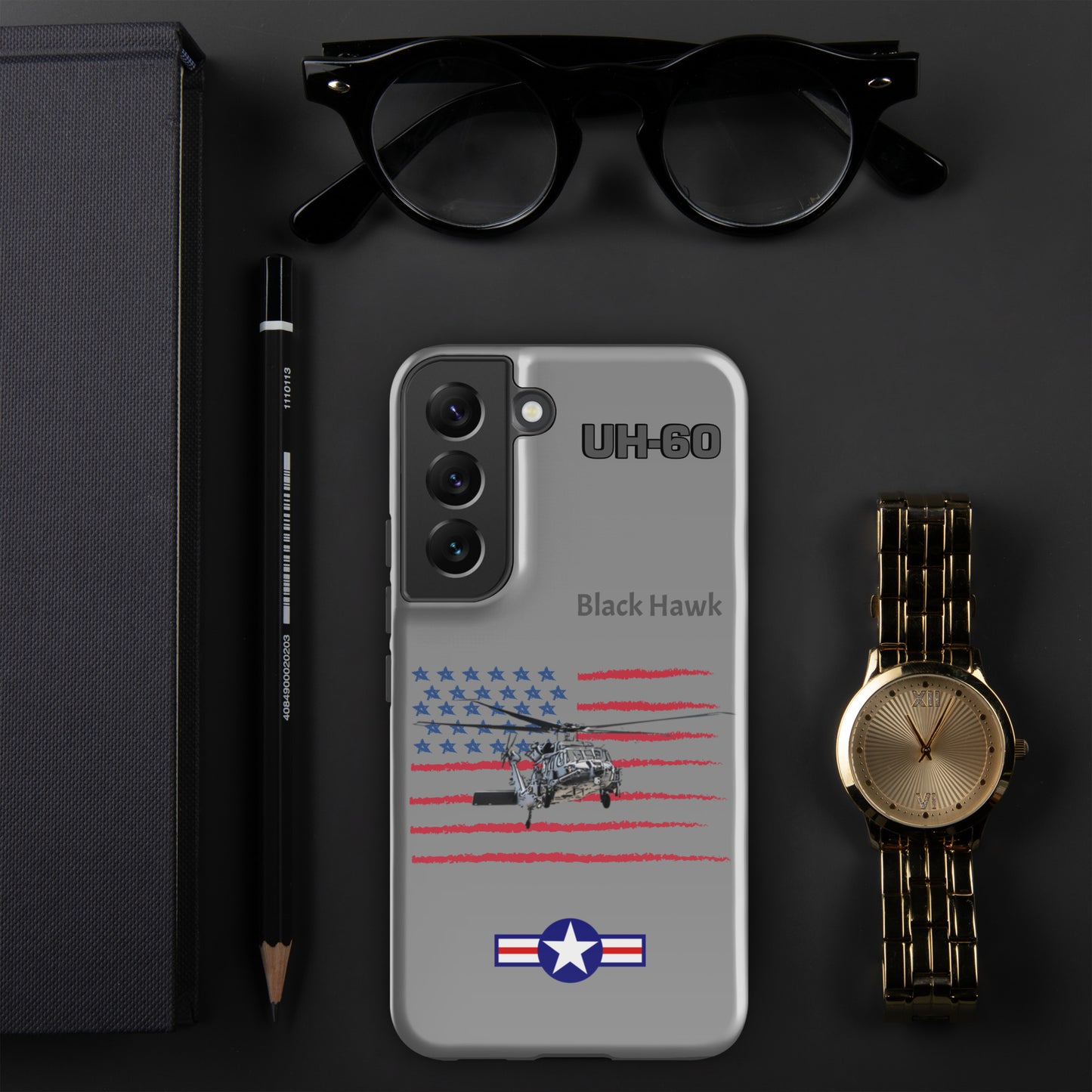 Black Hawk Patriot Samsung Case (Without Quotes)