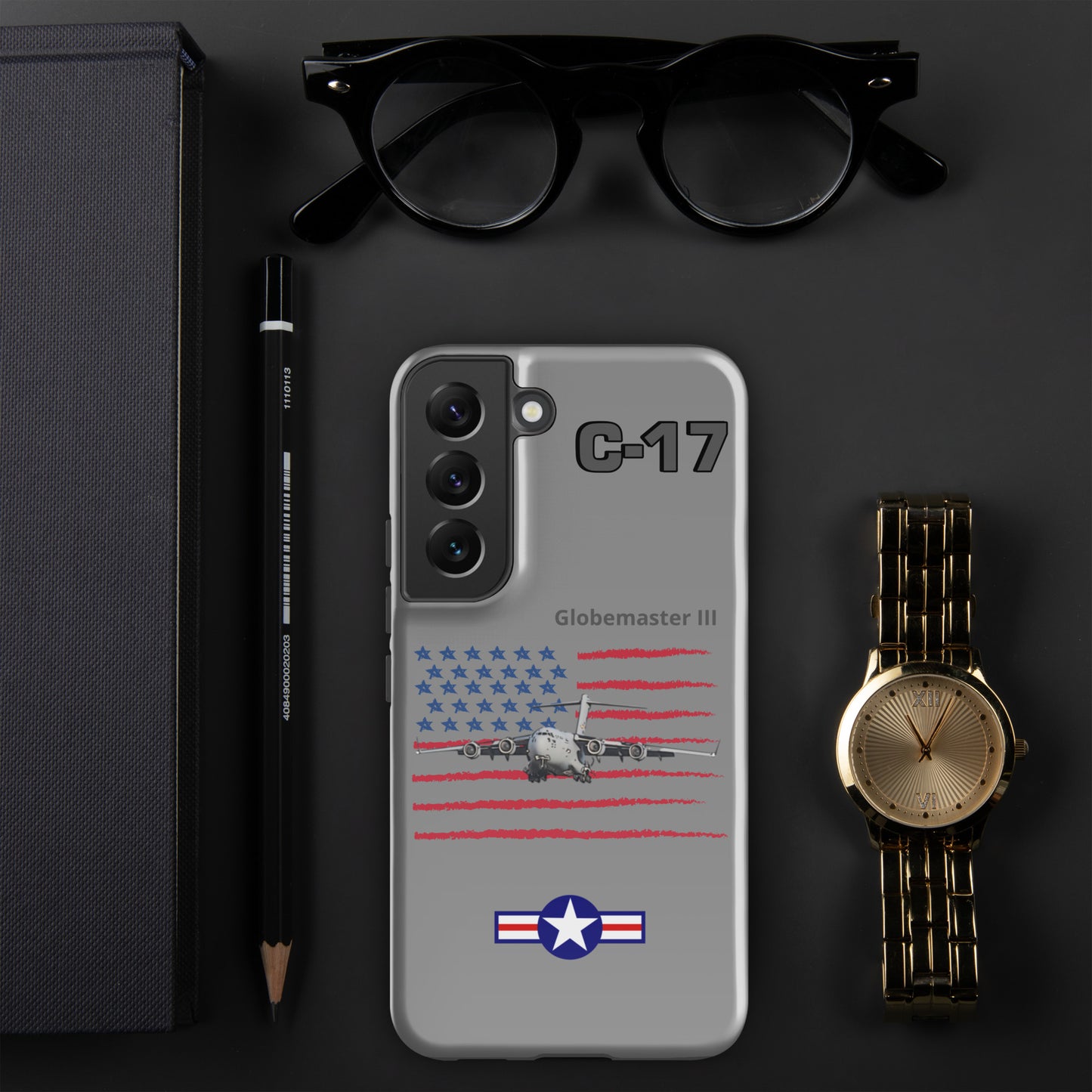 Globemaster Patriot Samsung Case (Without Quotes)