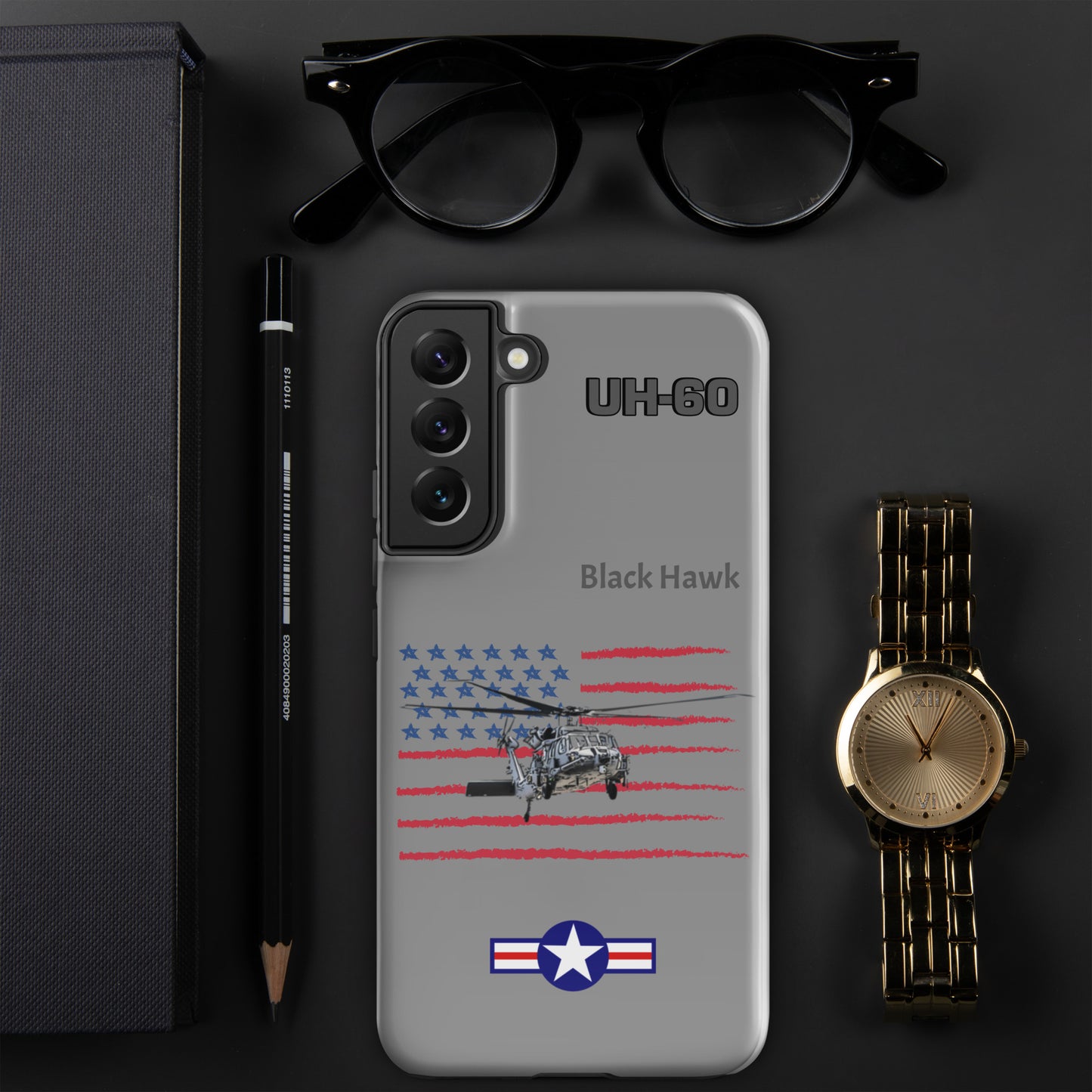 Black Hawk Patriot Samsung Case (Without Quotes)