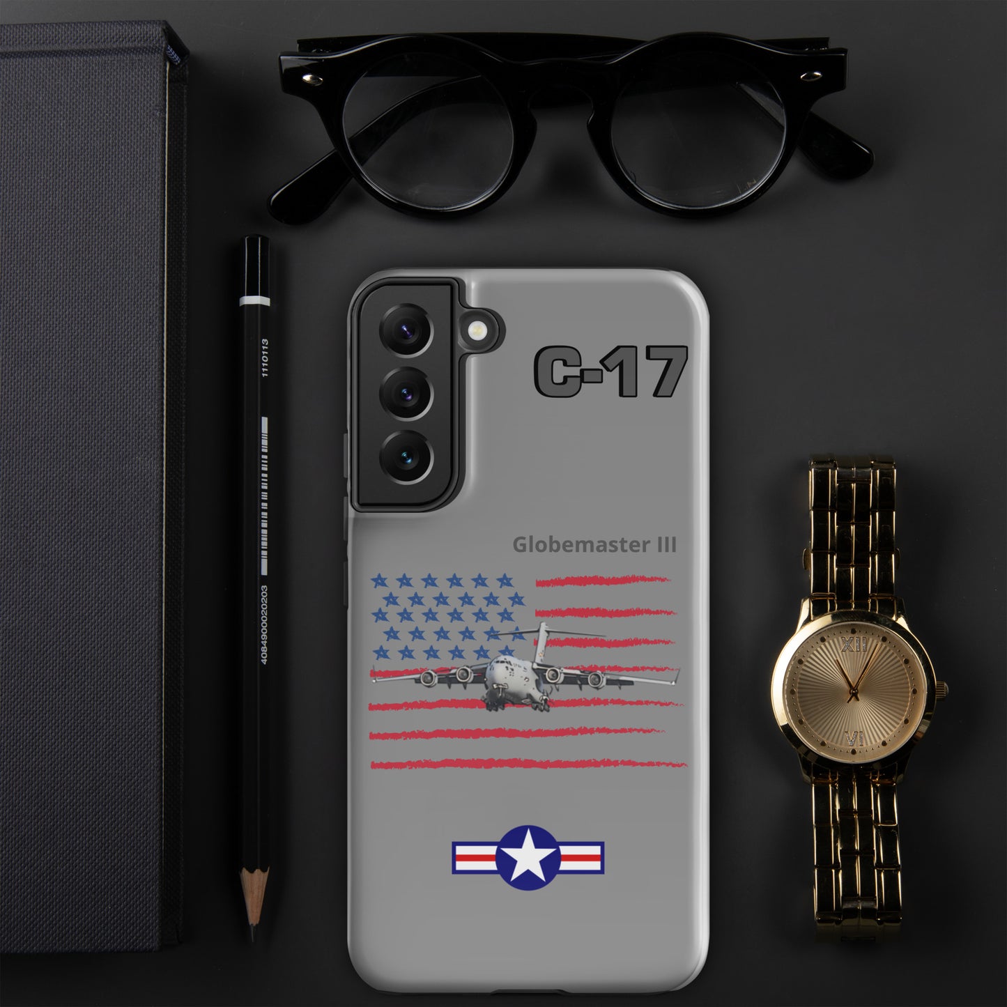 Globemaster Patriot Samsung Case (Without Quotes)