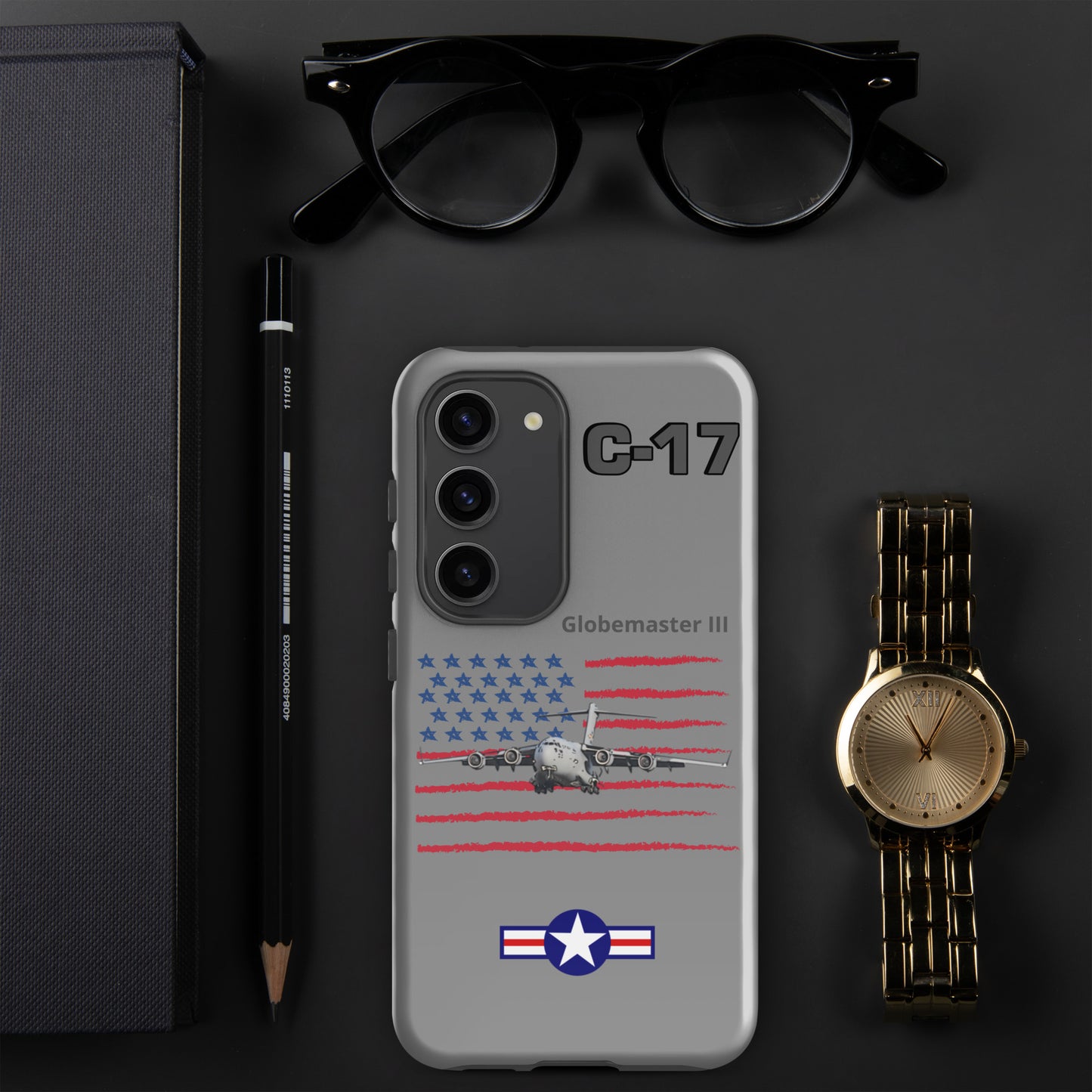 Globemaster Patriot Samsung Case (Without Quotes)