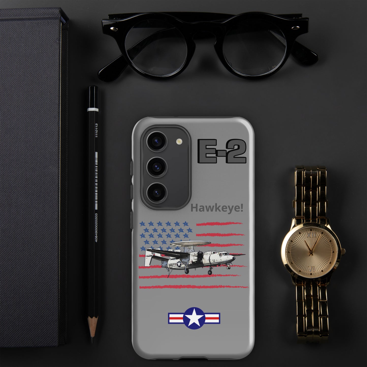 Hawkeye Patriot Samsung Case (Without Quotes)