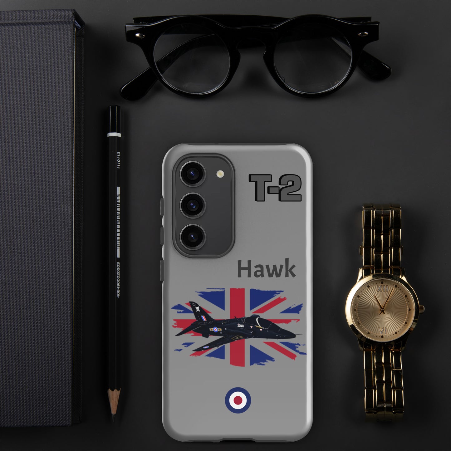 Hawk Patriot Samsung Case (Without Quotes)