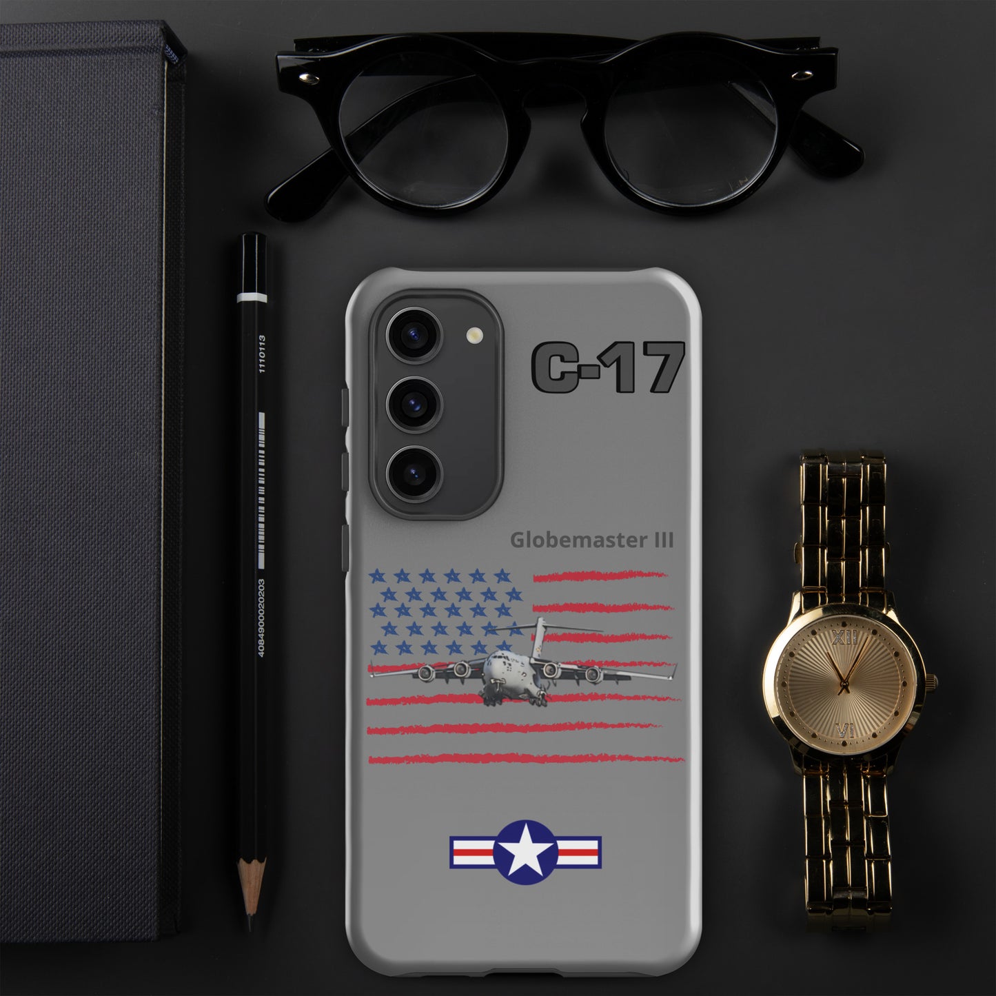 Globemaster Patriot Samsung Case (Without Quotes)