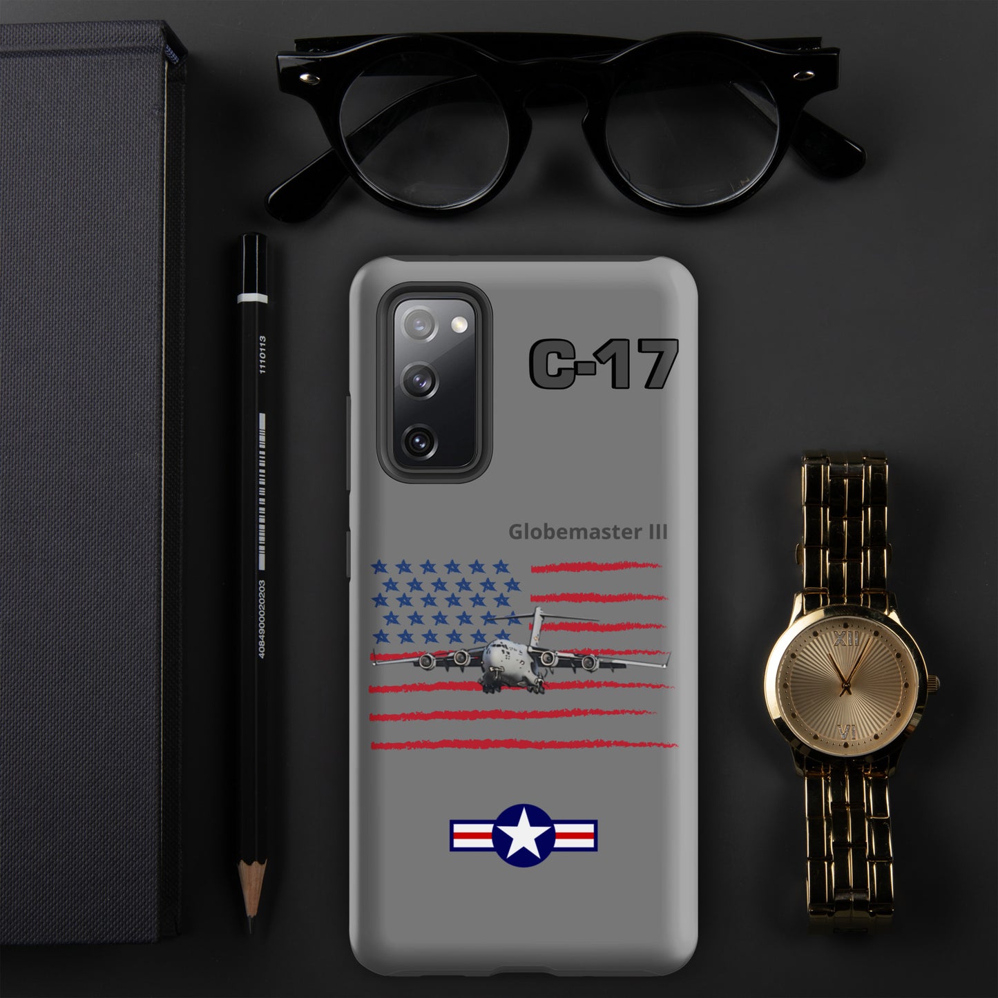Globemaster Patriot Samsung Case (Without Quotes)