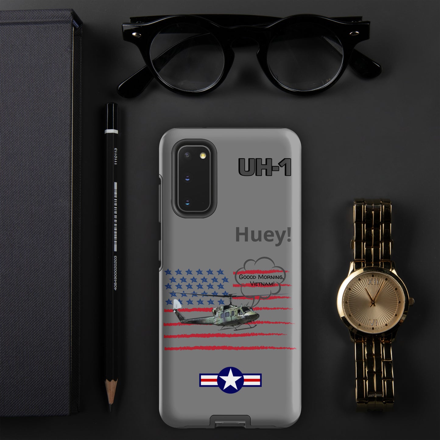 Huey Patriot Samsung Case (Without Quotes)