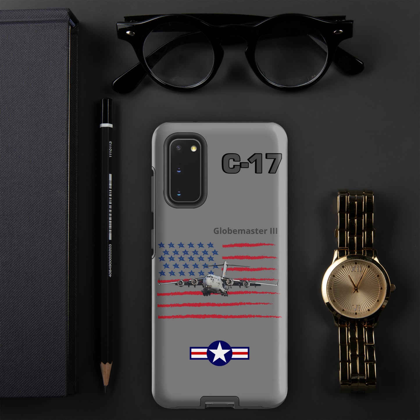Globemaster Patriot Samsung Case (Without Quotes)