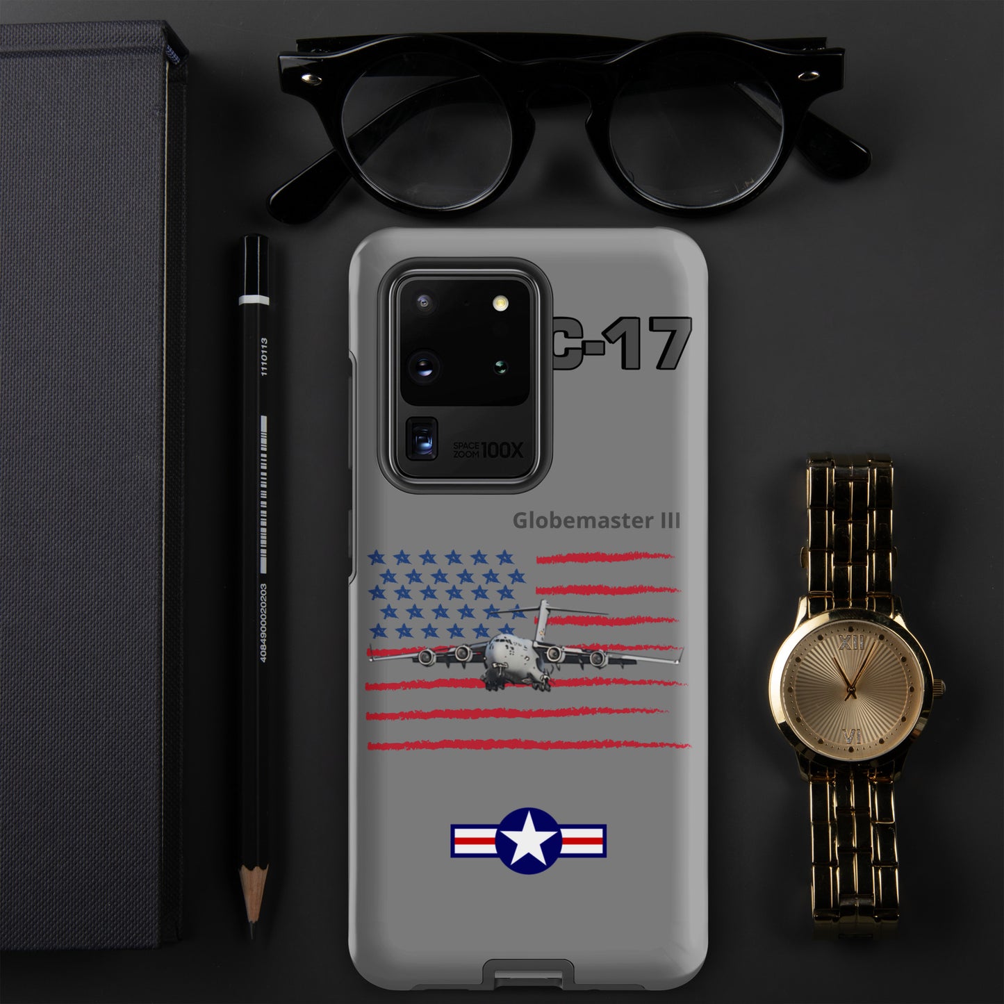 Globemaster Patriot Samsung Case (Without Quotes)
