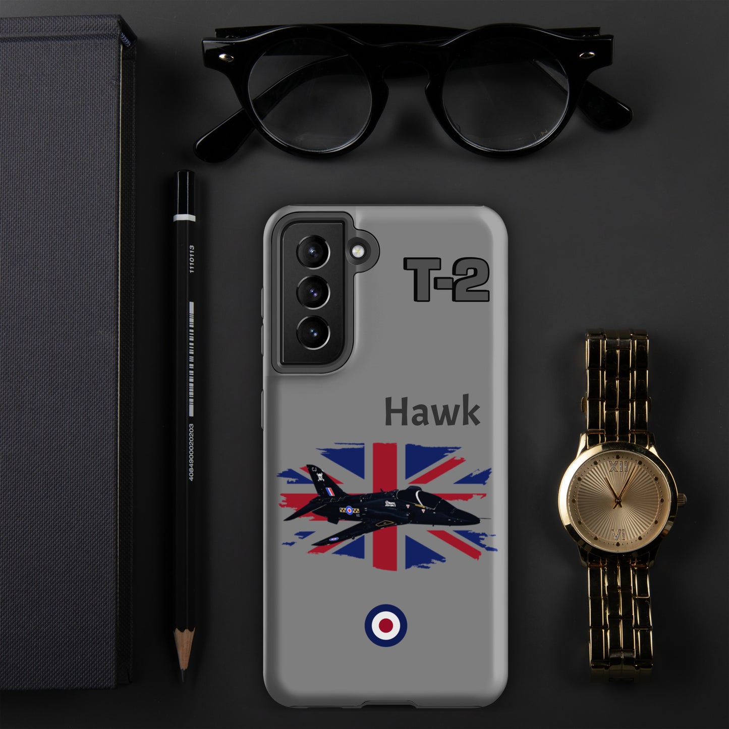 Hawk Patriot Samsung Case (Without Quotes)