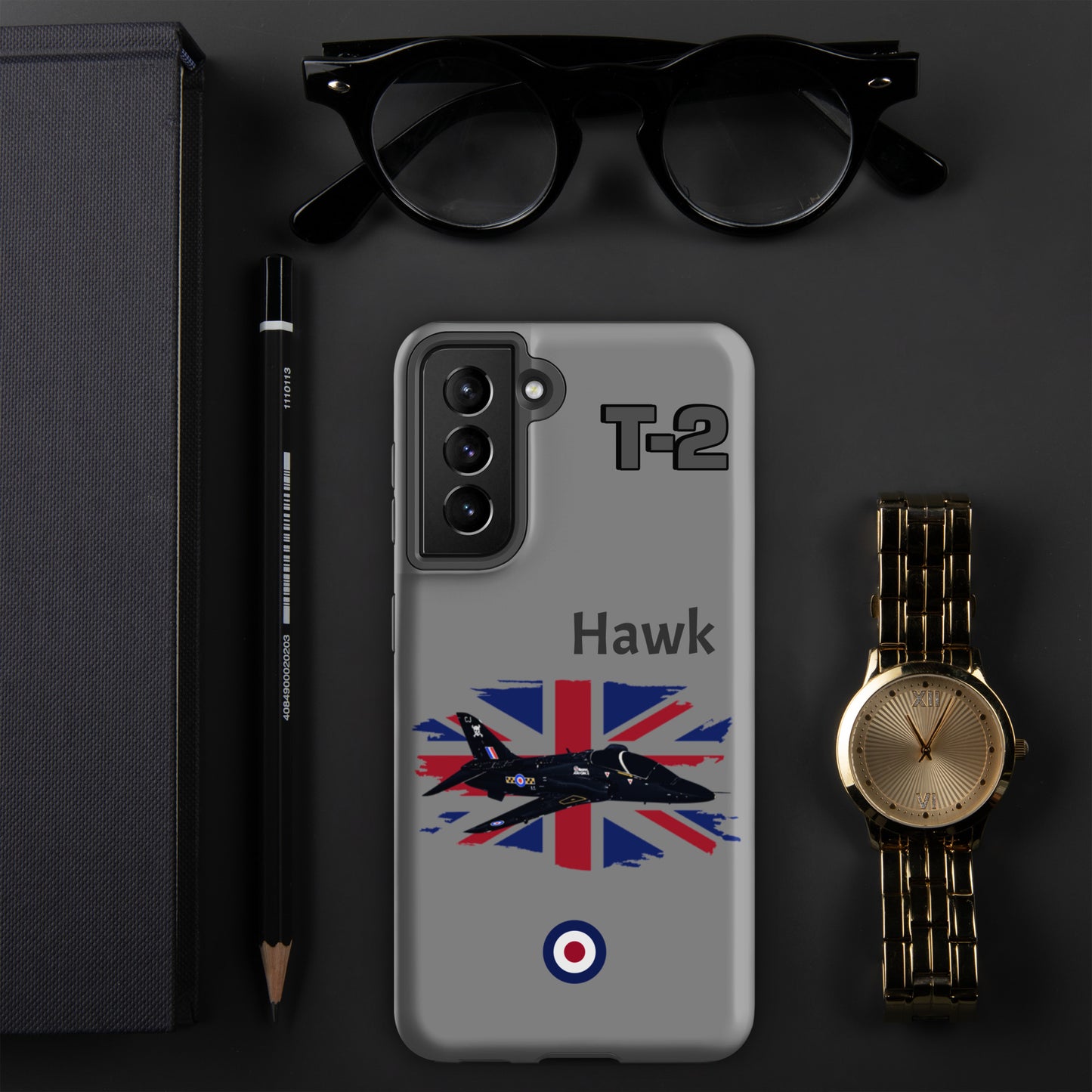 Hawk Patriot Samsung Case (Without Quotes)