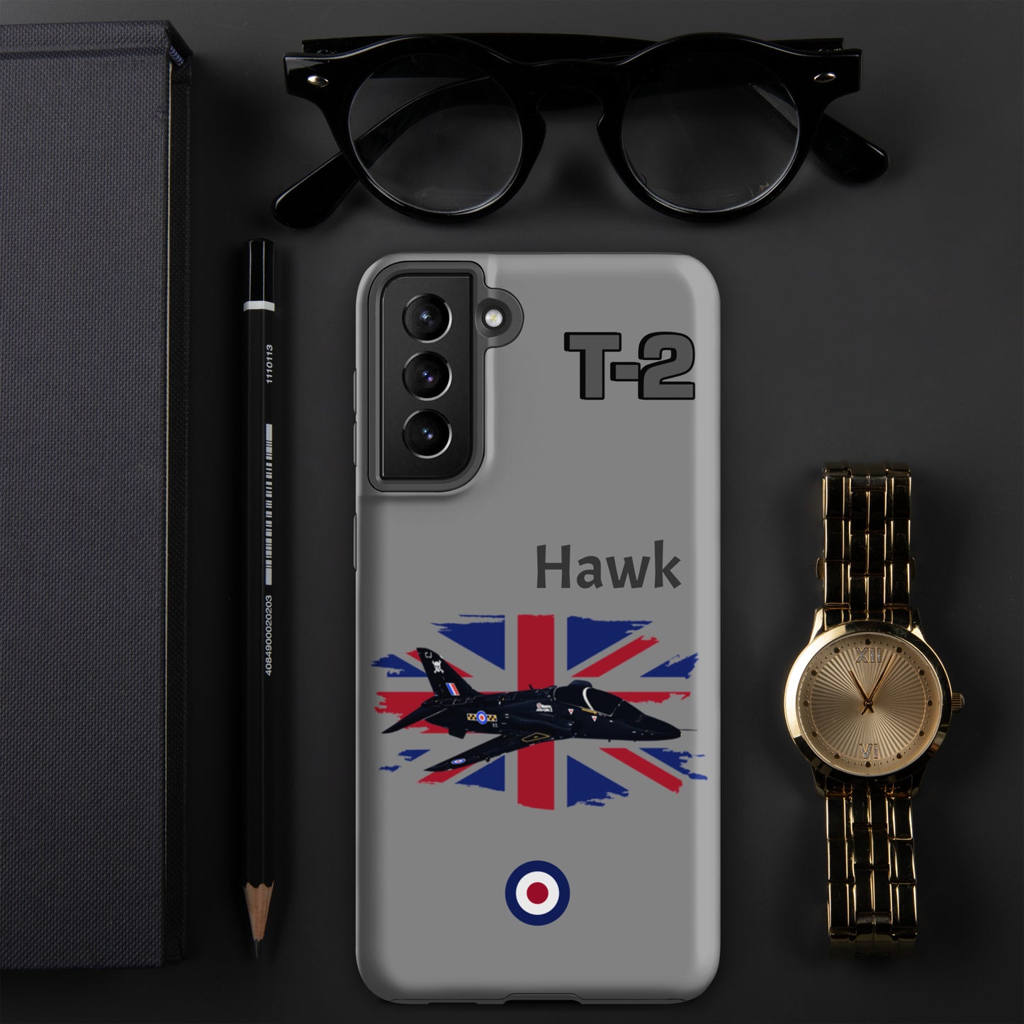 Hawk Patriot Samsung Case (Without Quotes)