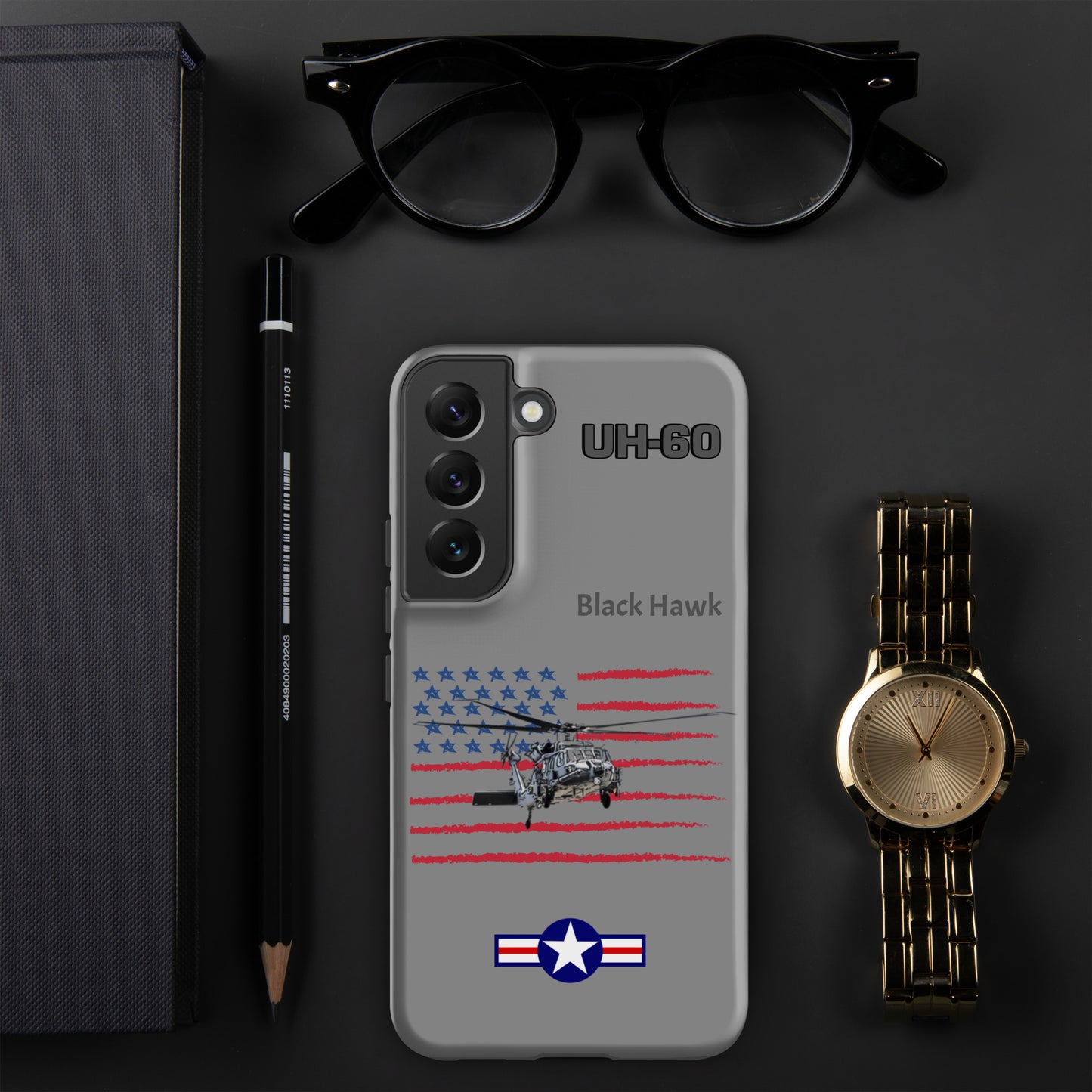 Black Hawk Patriot Samsung Case (Without Quotes)