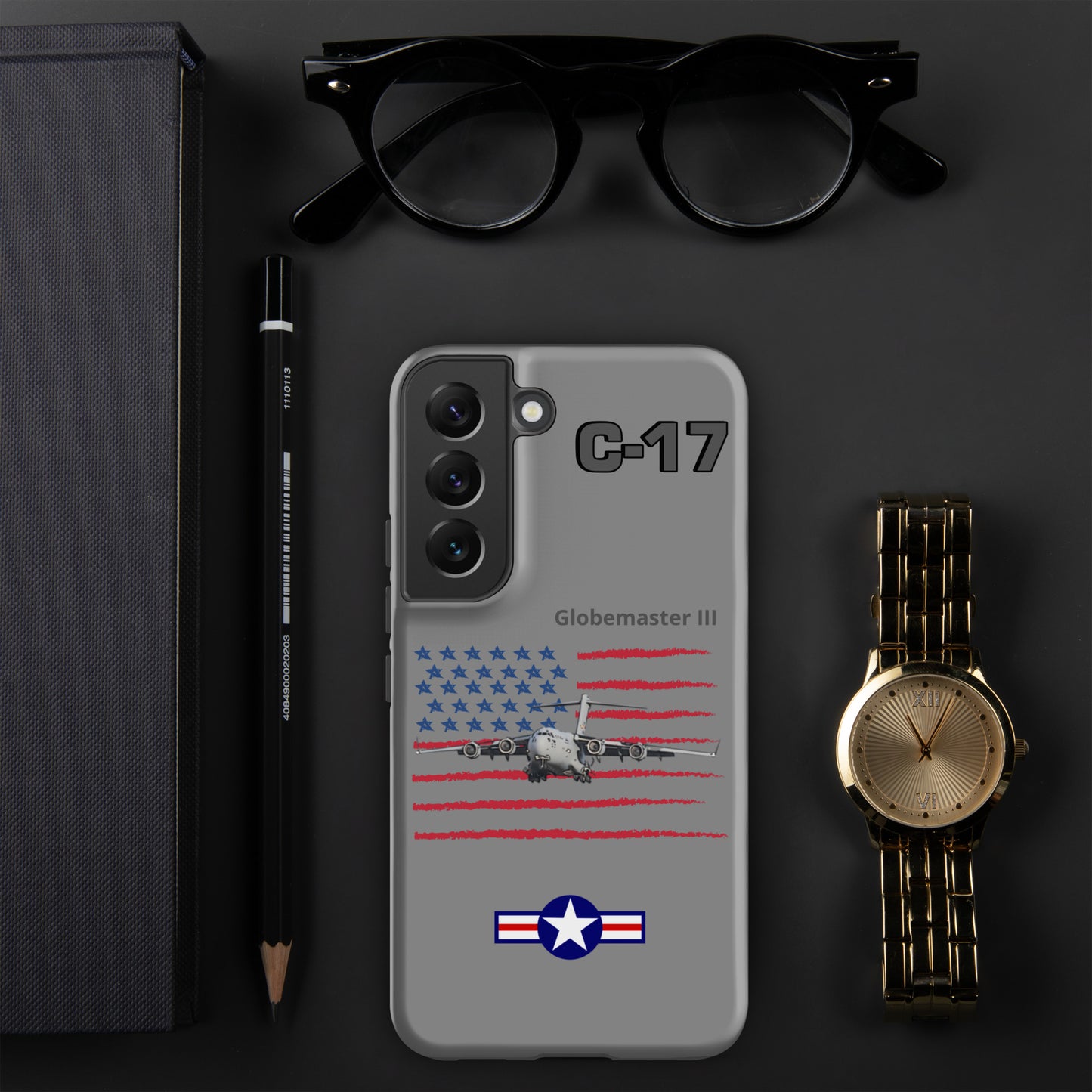 Globemaster Patriot Samsung Case (Without Quotes)