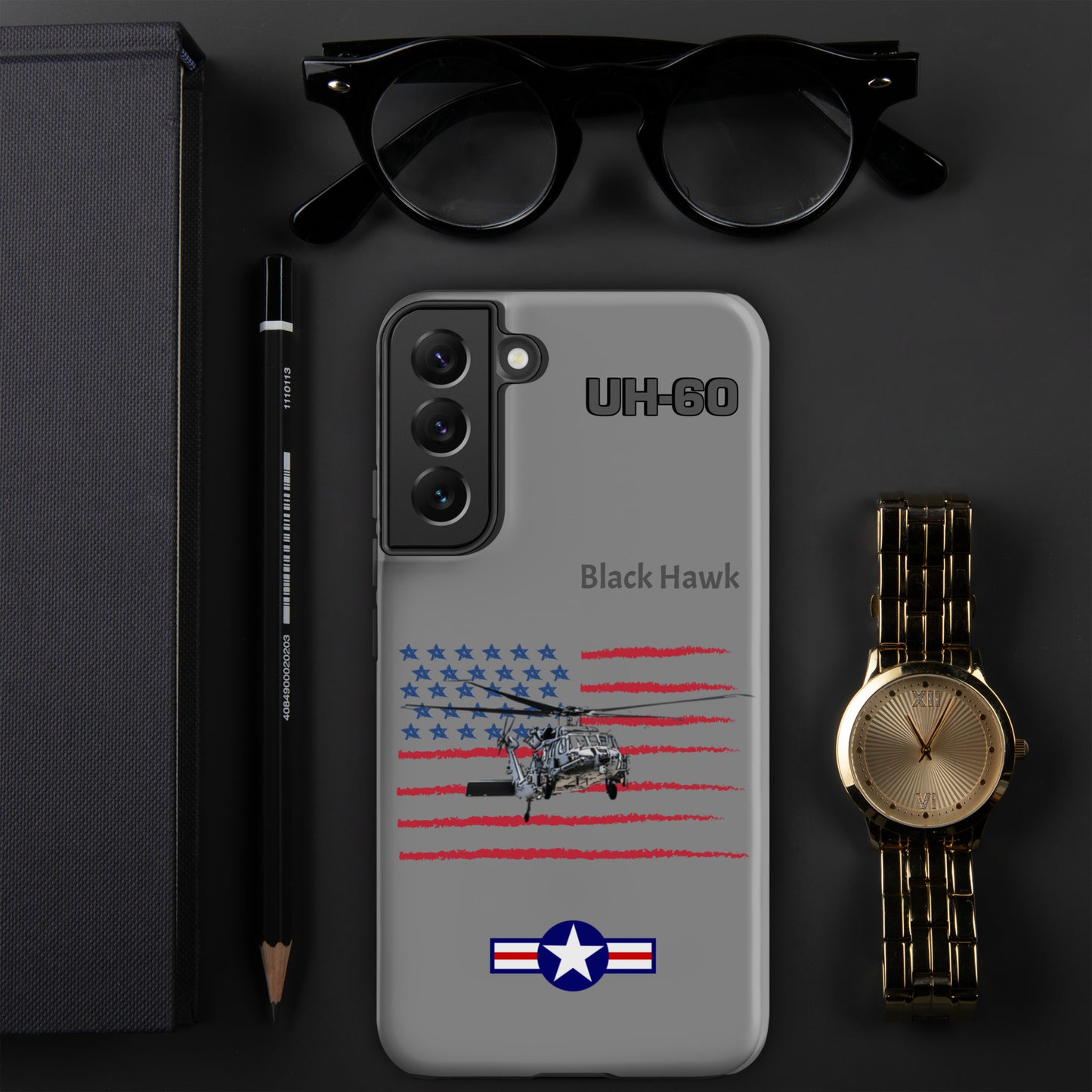 Black Hawk Patriot Samsung Case (Without Quotes)