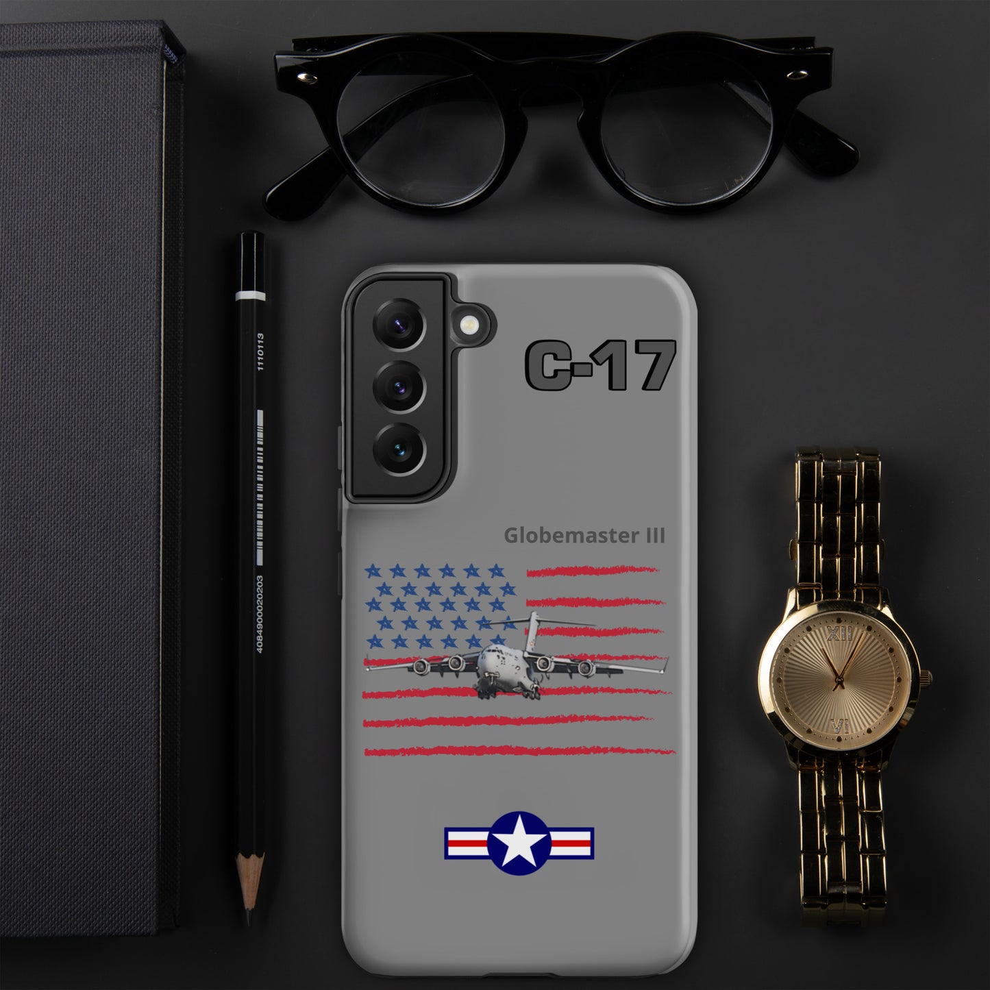 Globemaster Patriot Samsung Case (Without Quotes)