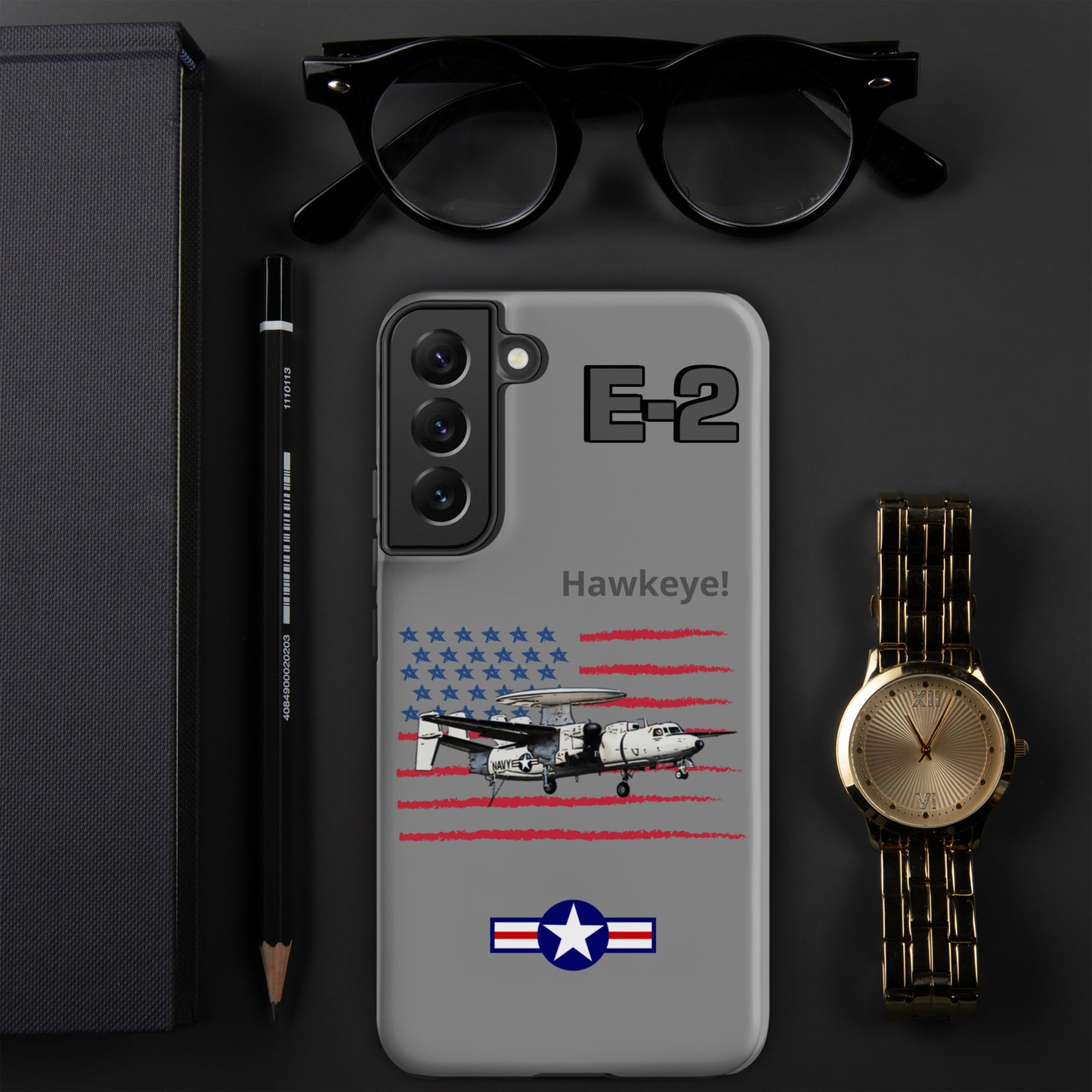 Hawkeye Patriot Samsung Case (Without Quotes)