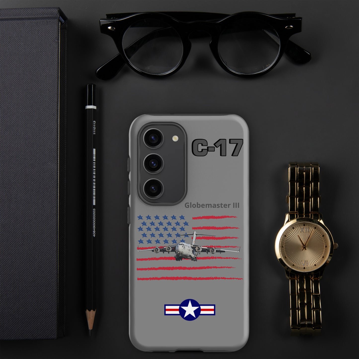 Globemaster Patriot Samsung Case (Without Quotes)