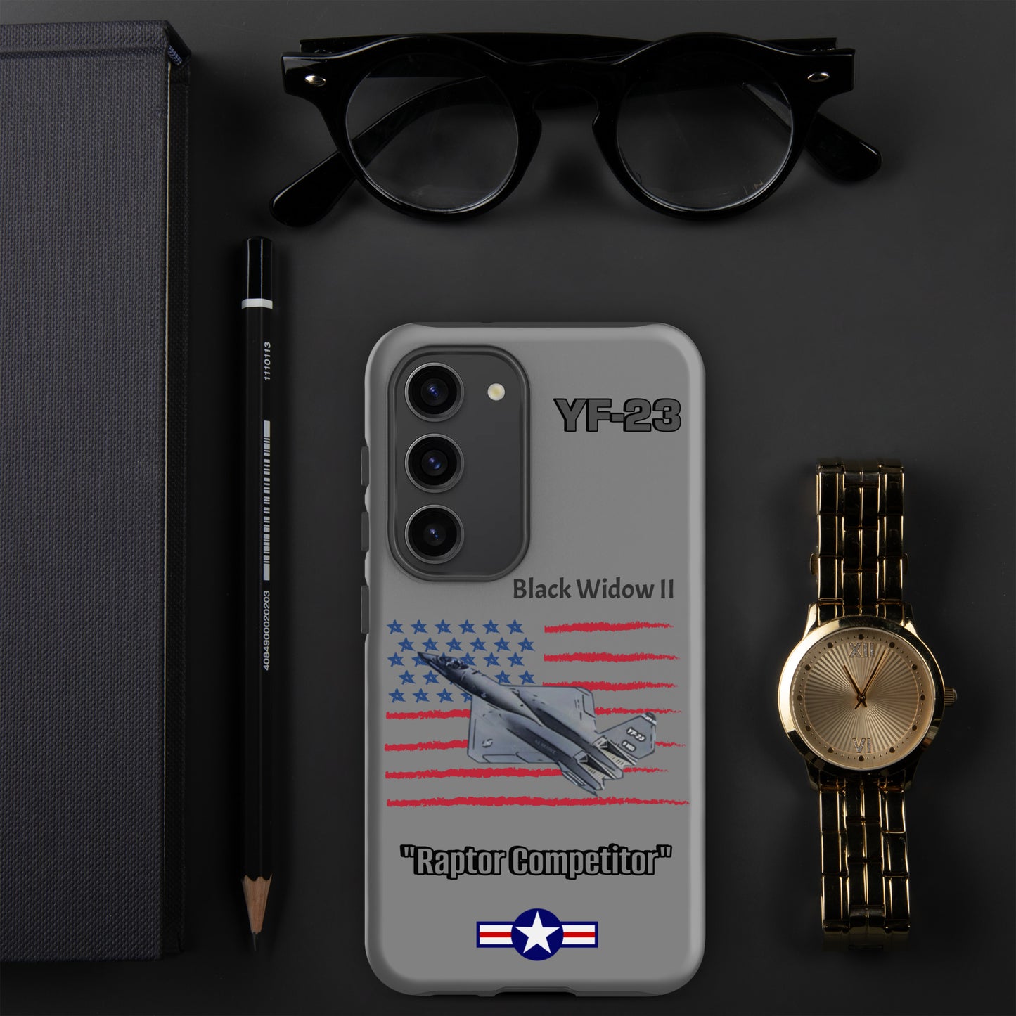 Black Widow Patriot Samsung Case