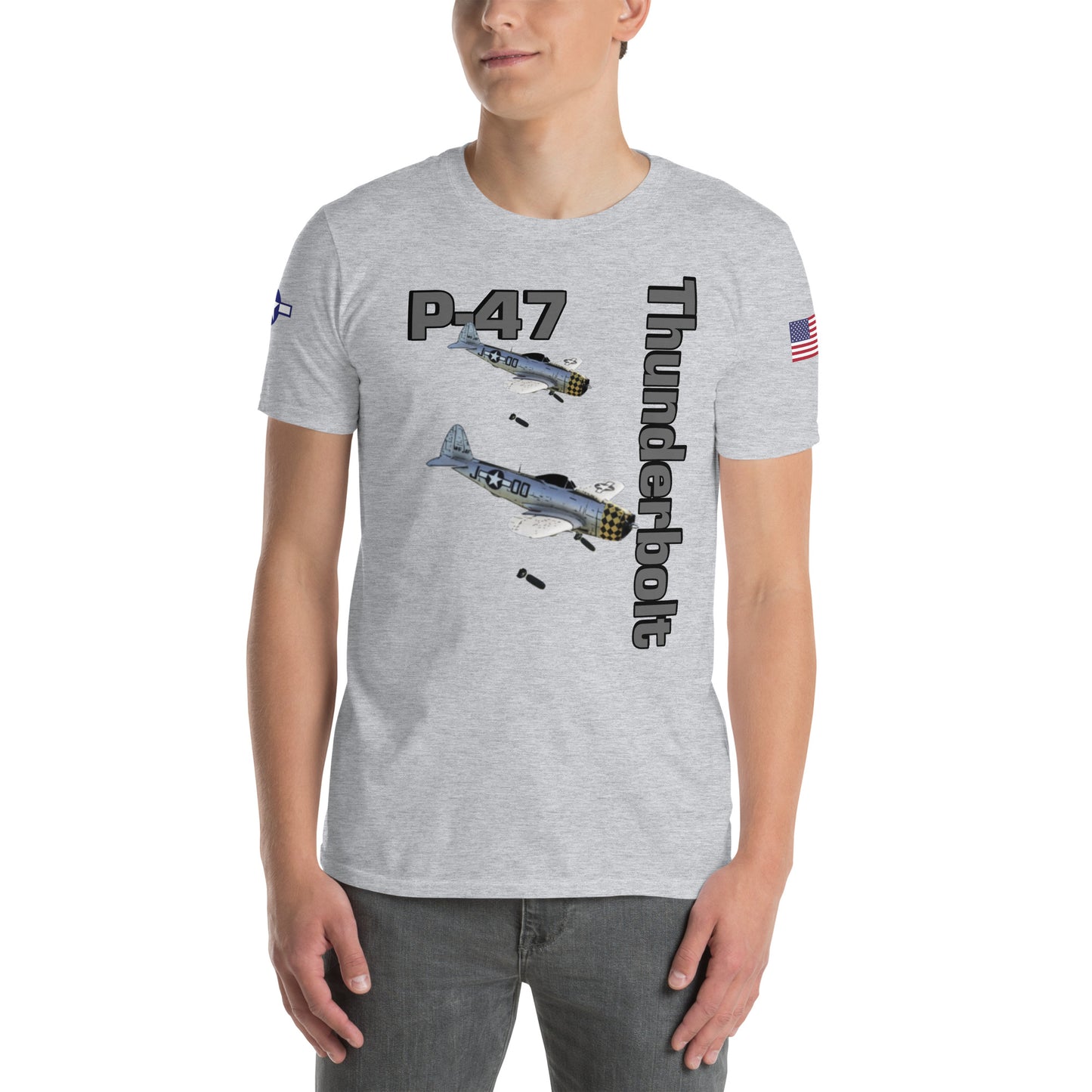 WWII Thunderbolt Patriot Unisex T-Shirt