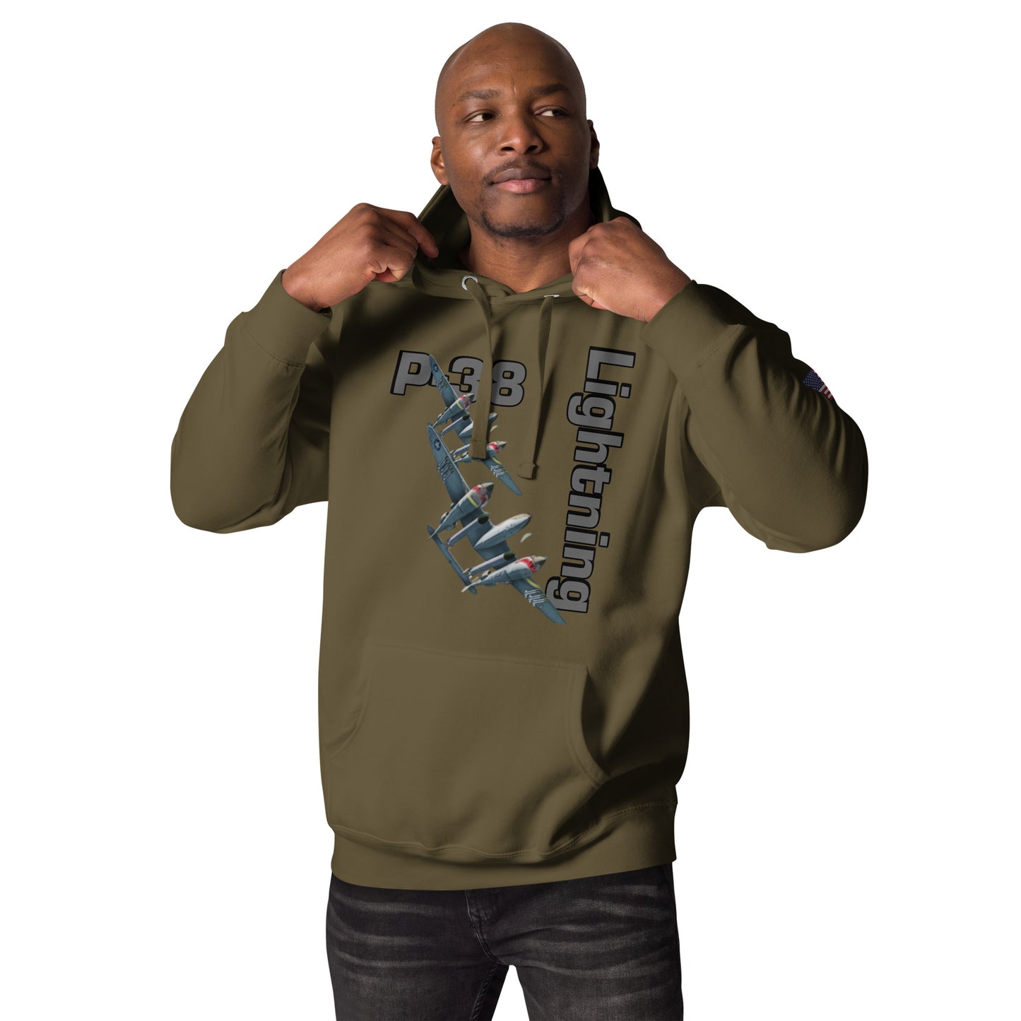 WWII Lightning Patriot Unisex Hoodie