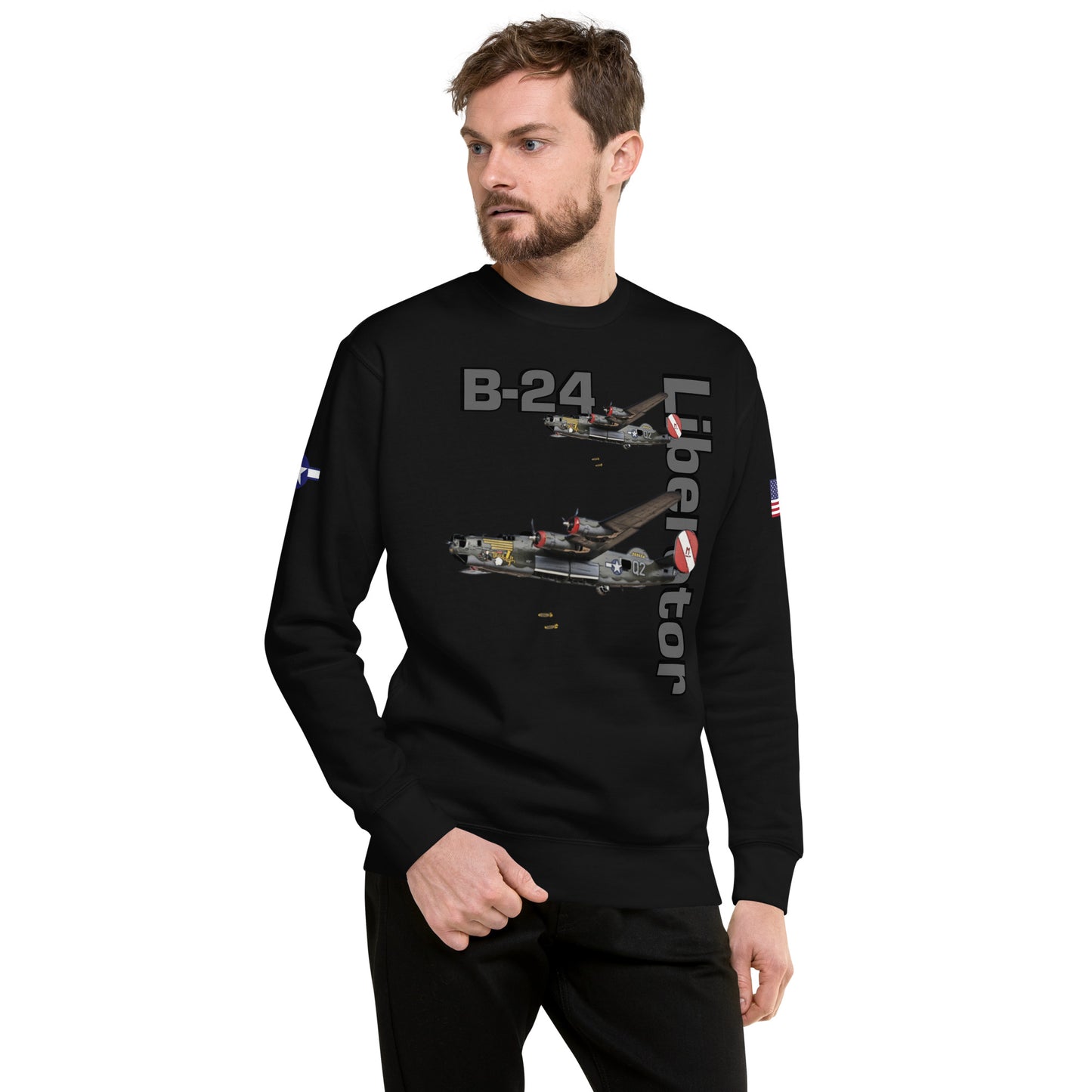 WWII Liberator Patriot Unisex Premium Sweatshirt