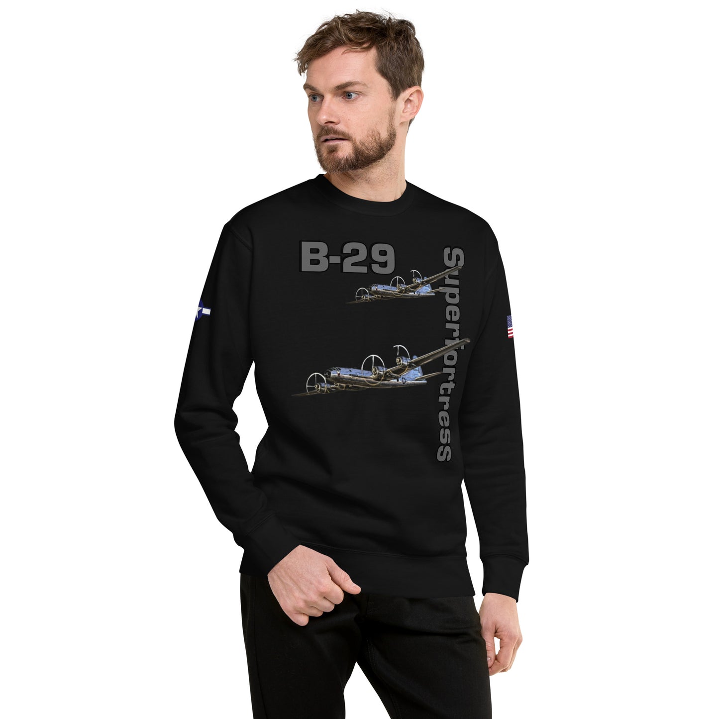 WWII Superfortress Patriot Unisex Premium Sweatshirt