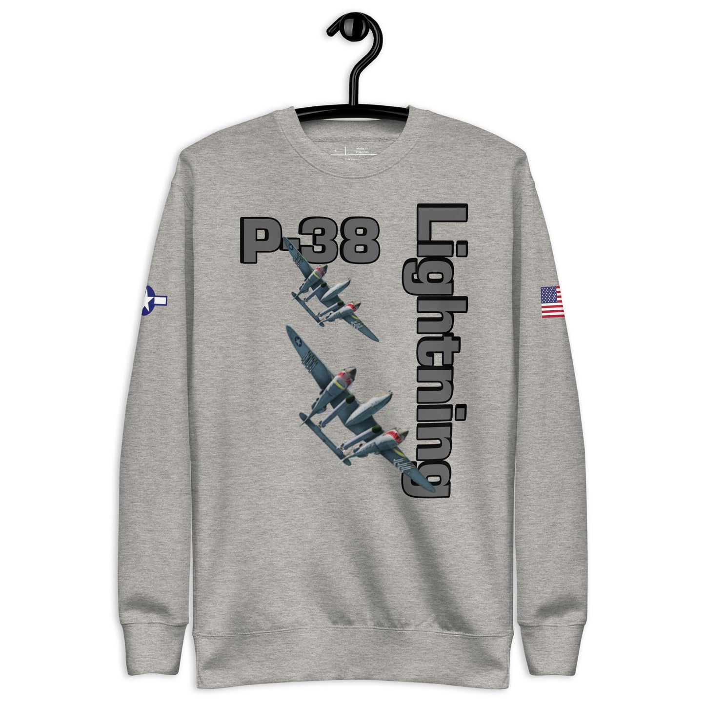 WWII Lightning Patriot Unisex Premium Sweatshirt