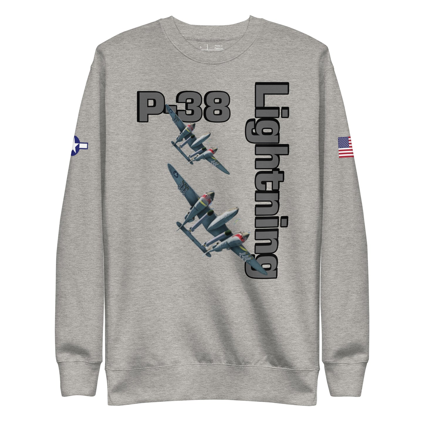 WWII Lightning Patriot Unisex Premium Sweatshirt