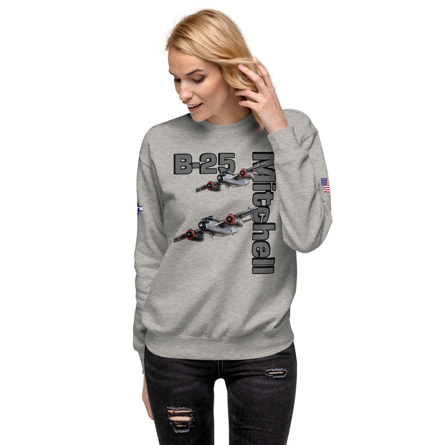 WWII Mitchell Patriot Unisex Premium Sweatshirt