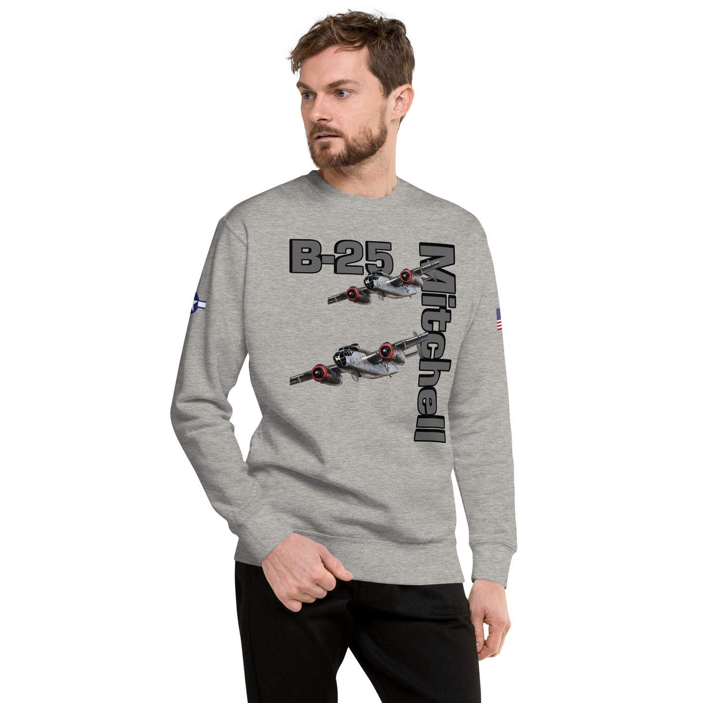 WWII Mitchell Patriot Unisex Premium Sweatshirt