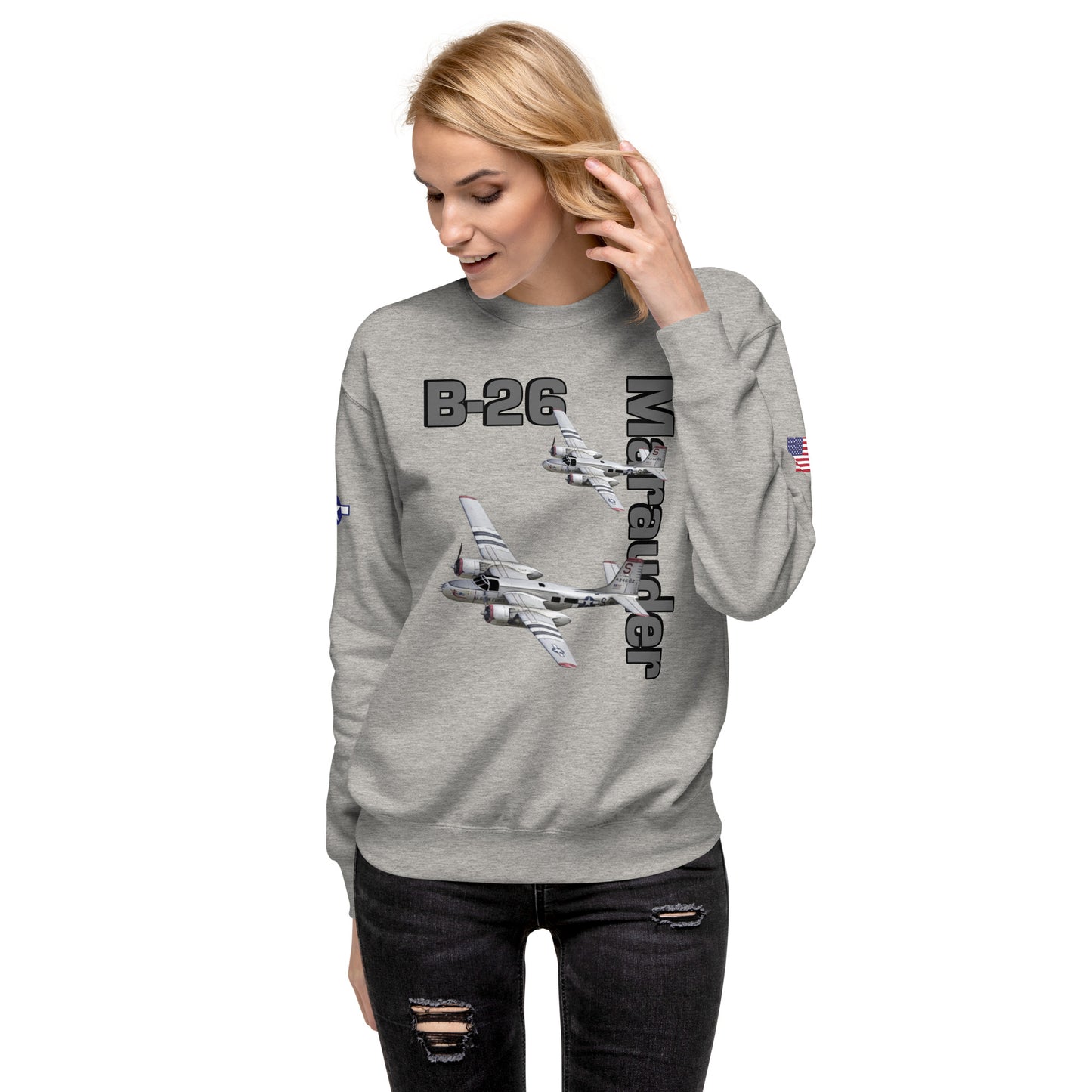 WWII Marauder Patriot Unisex Premium Sweatshirt