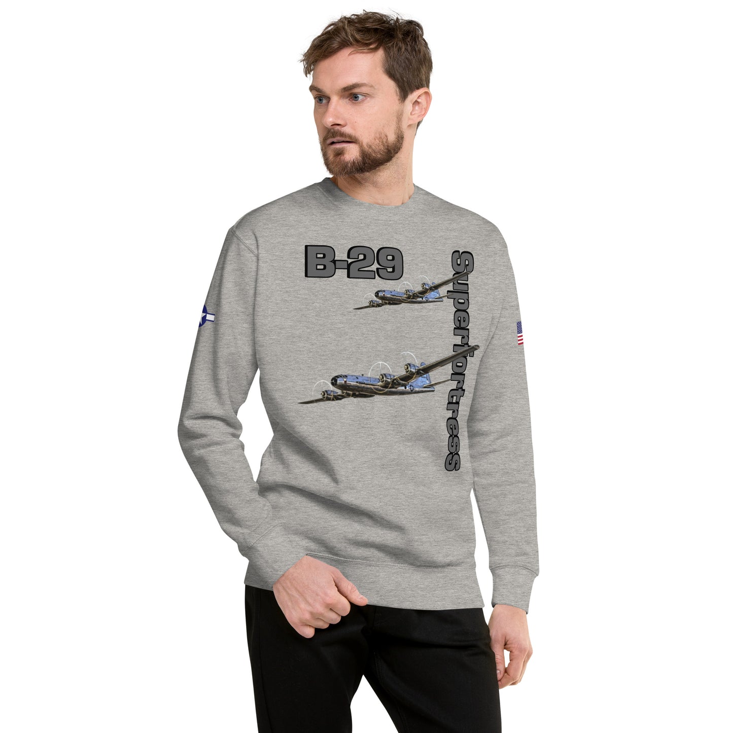 WWII Superfortress Patriot Unisex Premium Sweatshirt