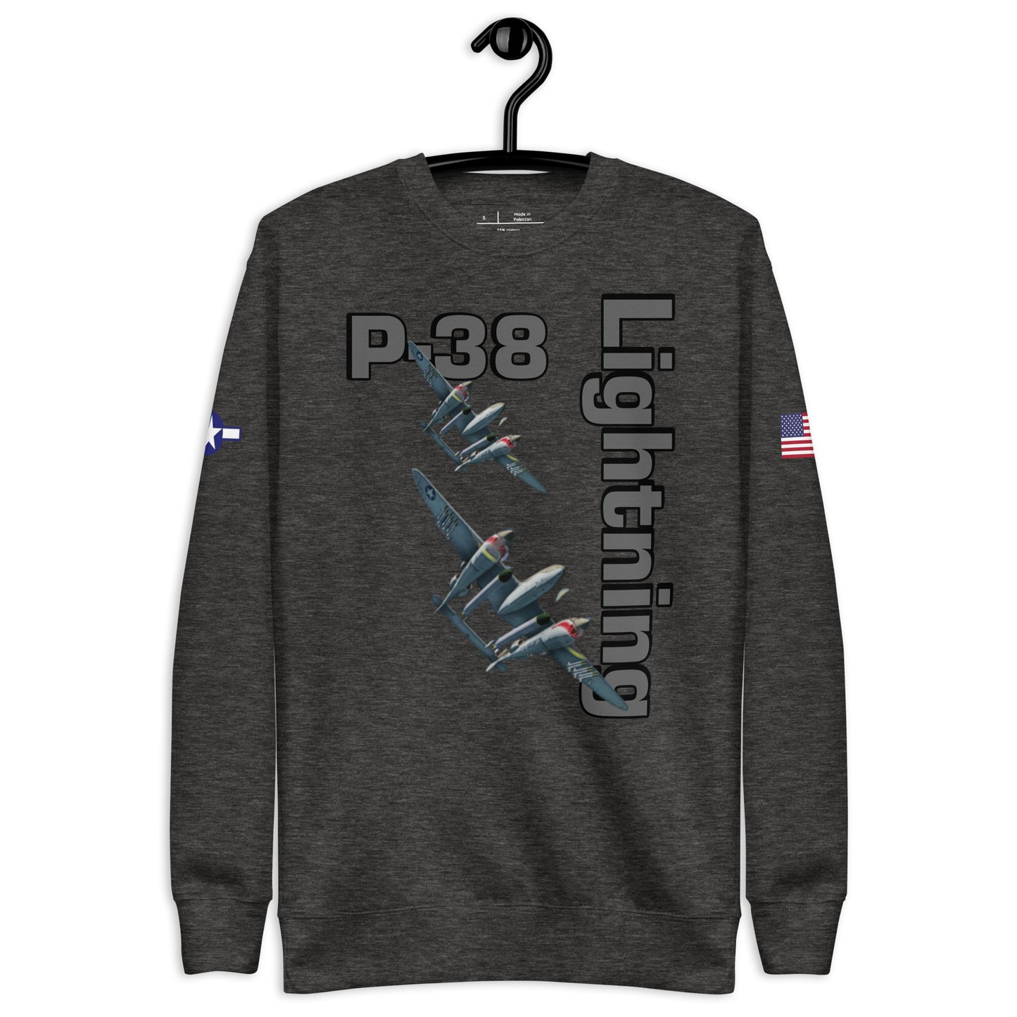 WWII Lightning Patriot Unisex Premium Sweatshirt
