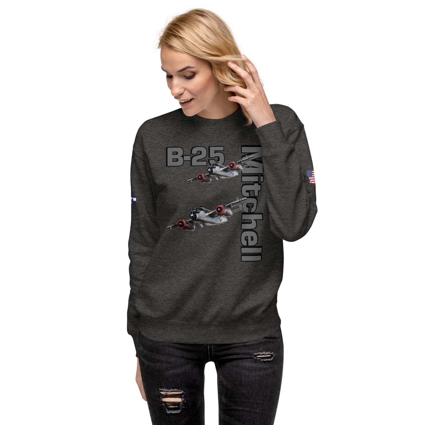 WWII Mitchell Patriot Unisex Premium Sweatshirt