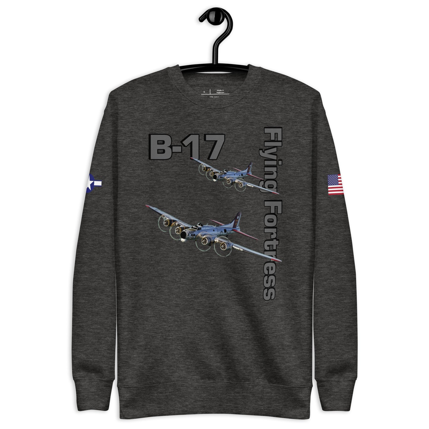 WWII Fortress Patriot Unisex Premium Sweatshirt