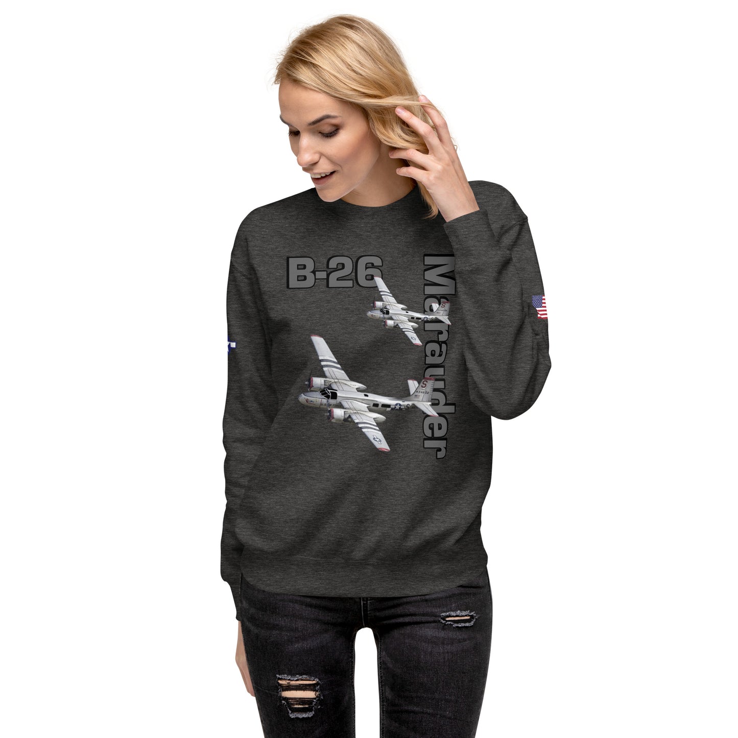 WWII Marauder Patriot Unisex Premium Sweatshirt