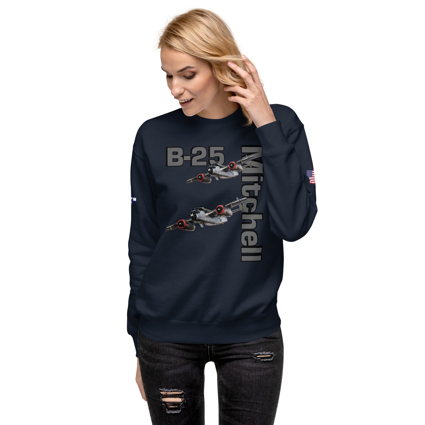 WWII Mitchell Patriot Unisex Premium Sweatshirt