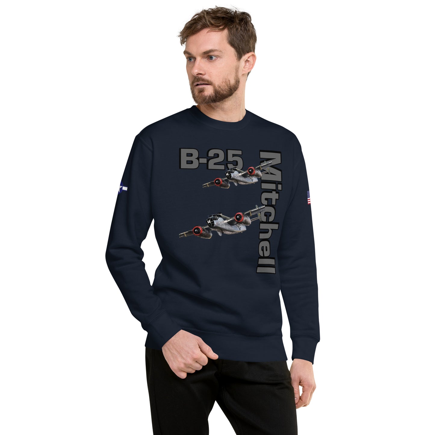 WWII Mitchell Patriot Unisex Premium Sweatshirt