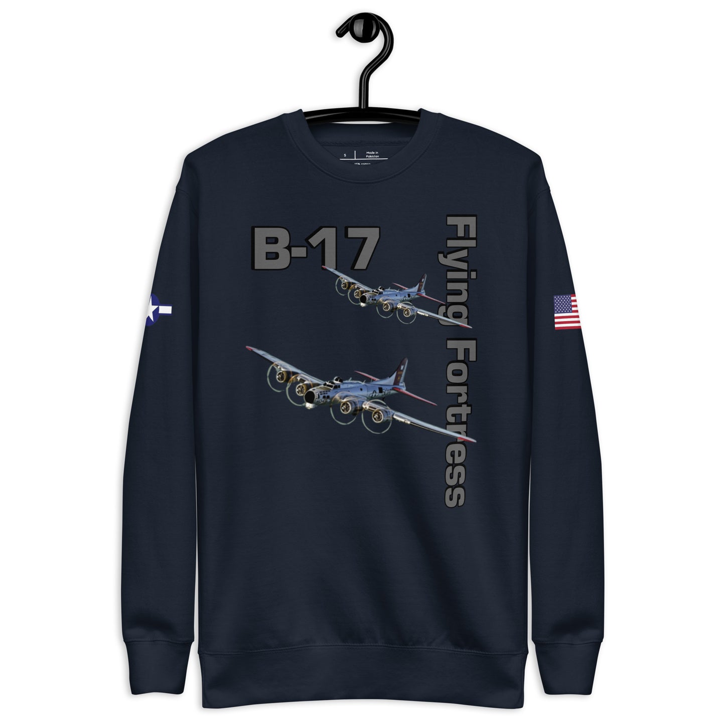 WWII Fortress Patriot Unisex Premium Sweatshirt