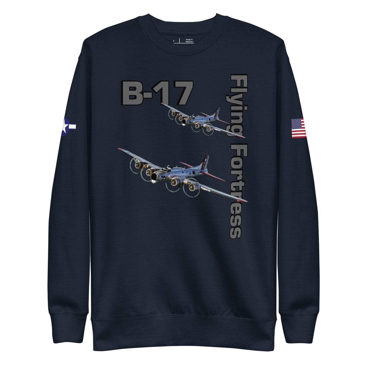 WWII Fortress Patriot Unisex Premium Sweatshirt