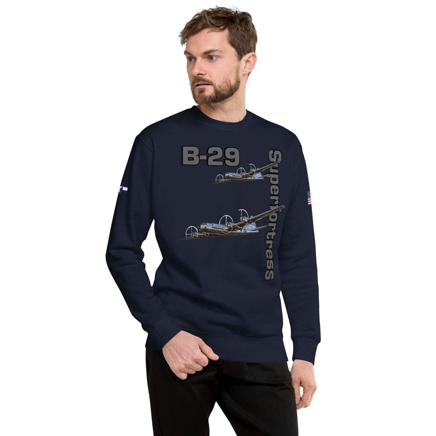 WWII Superfortress Patriot Unisex Premium Sweatshirt