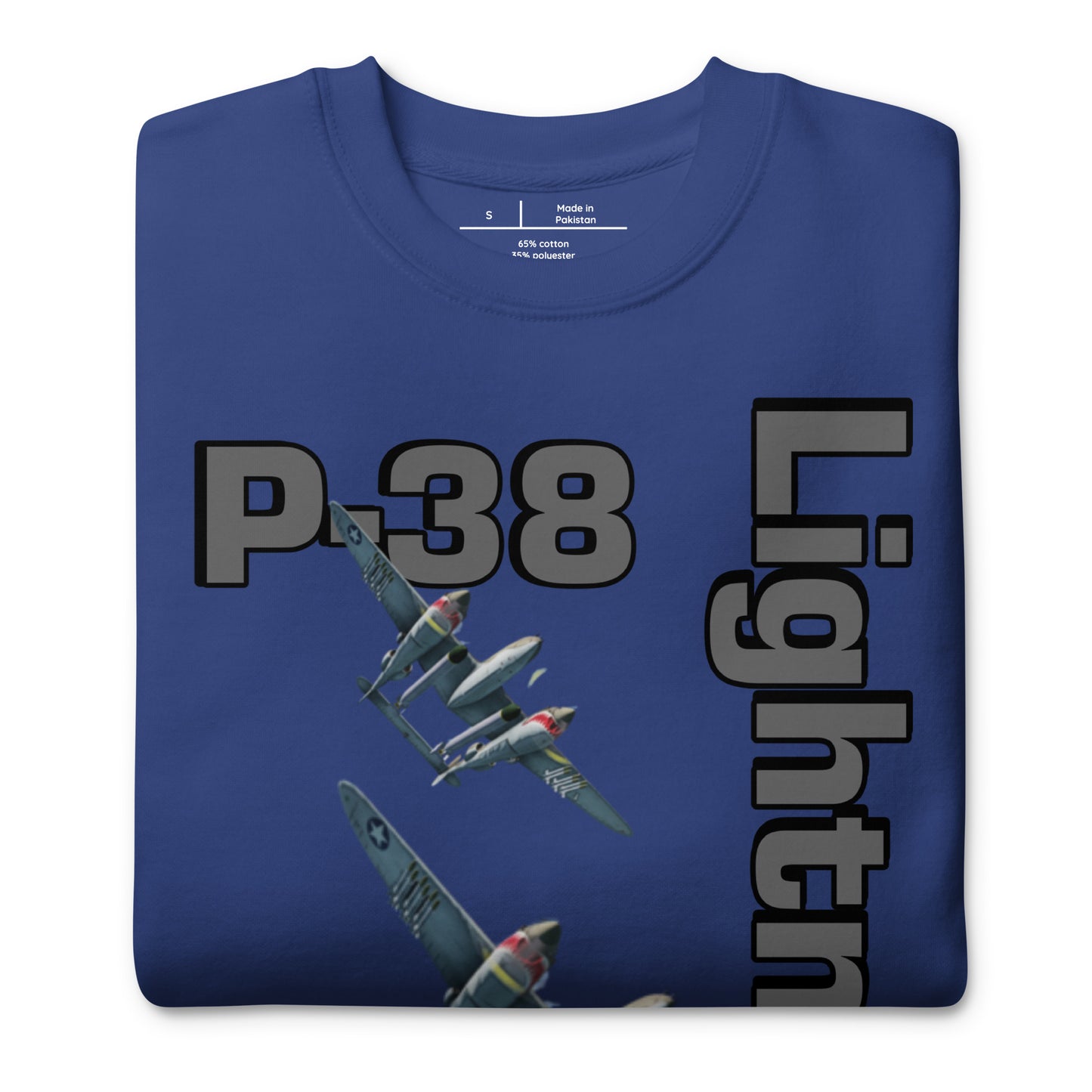 WWII Lightning Patriot Unisex Premium Sweatshirt