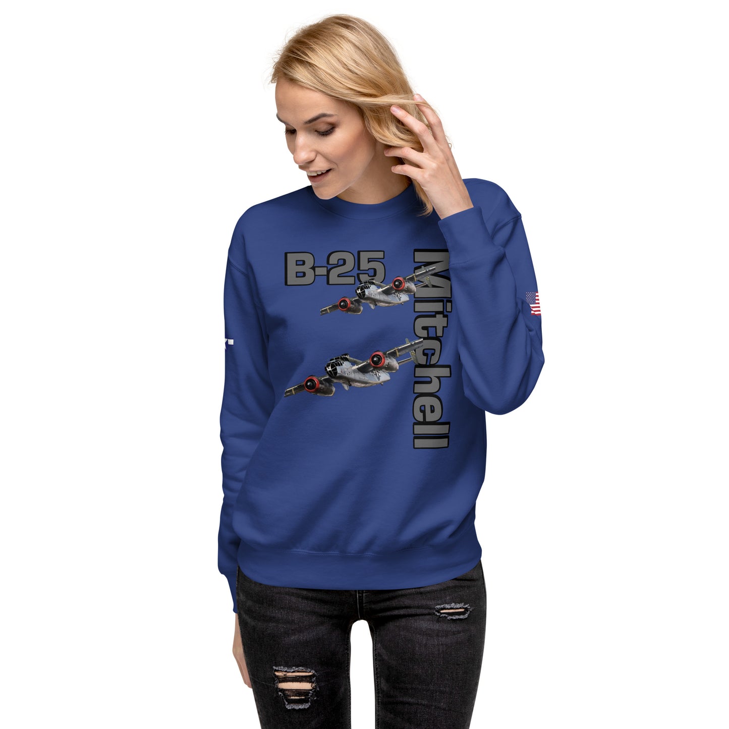 WWII Mitchell Patriot Unisex Premium Sweatshirt