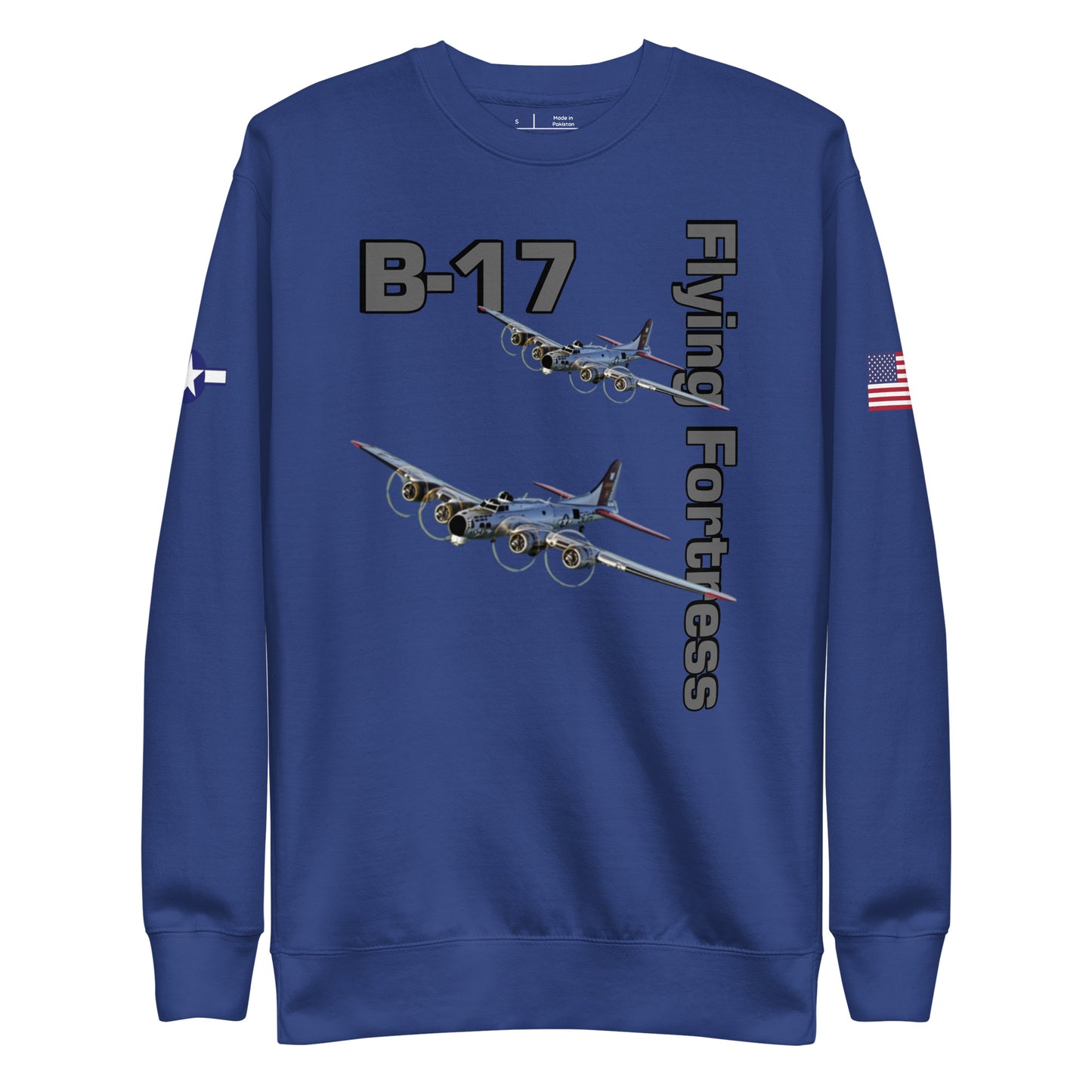 WWII Fortress Patriot Unisex Premium Sweatshirt