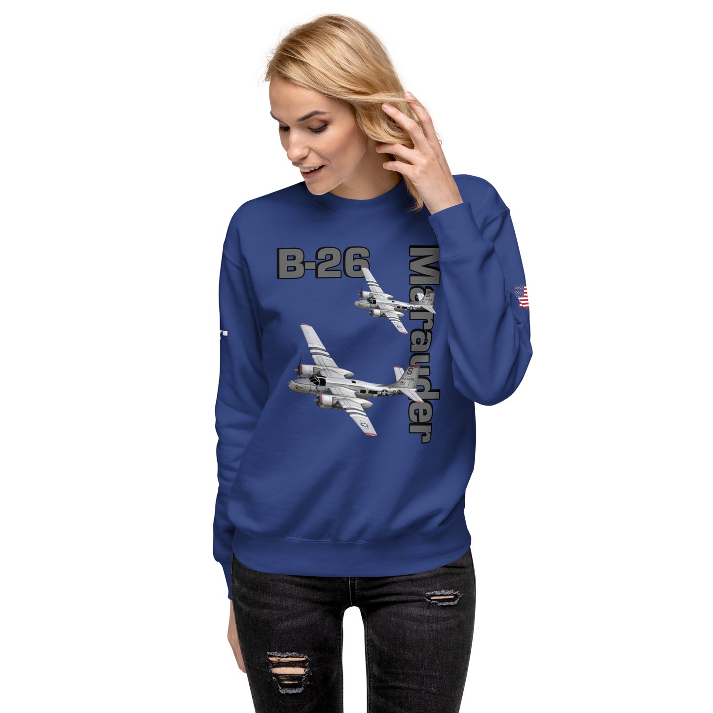 WWII Marauder Patriot Unisex Premium Sweatshirt