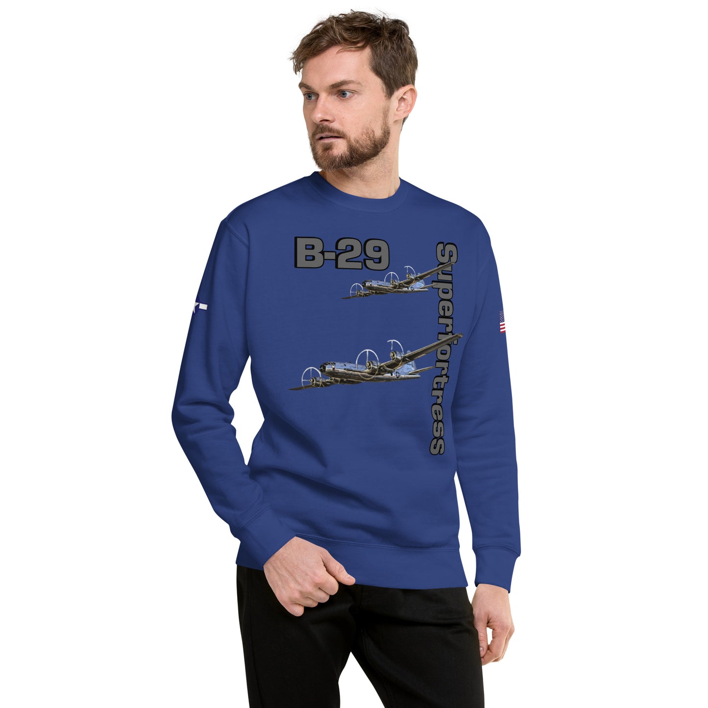 WWII Superfortress Patriot Unisex Premium Sweatshirt