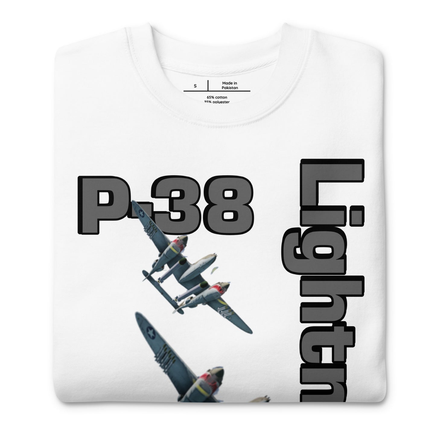 WWII Lightning Patriot Unisex Premium Sweatshirt