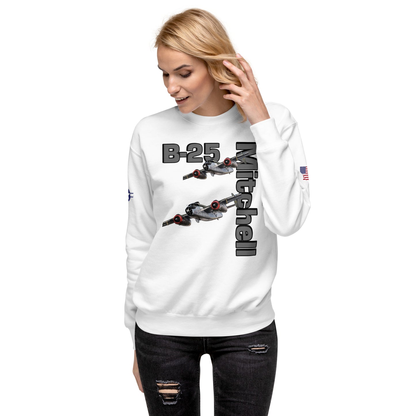 WWII Mitchell Patriot Unisex Premium Sweatshirt